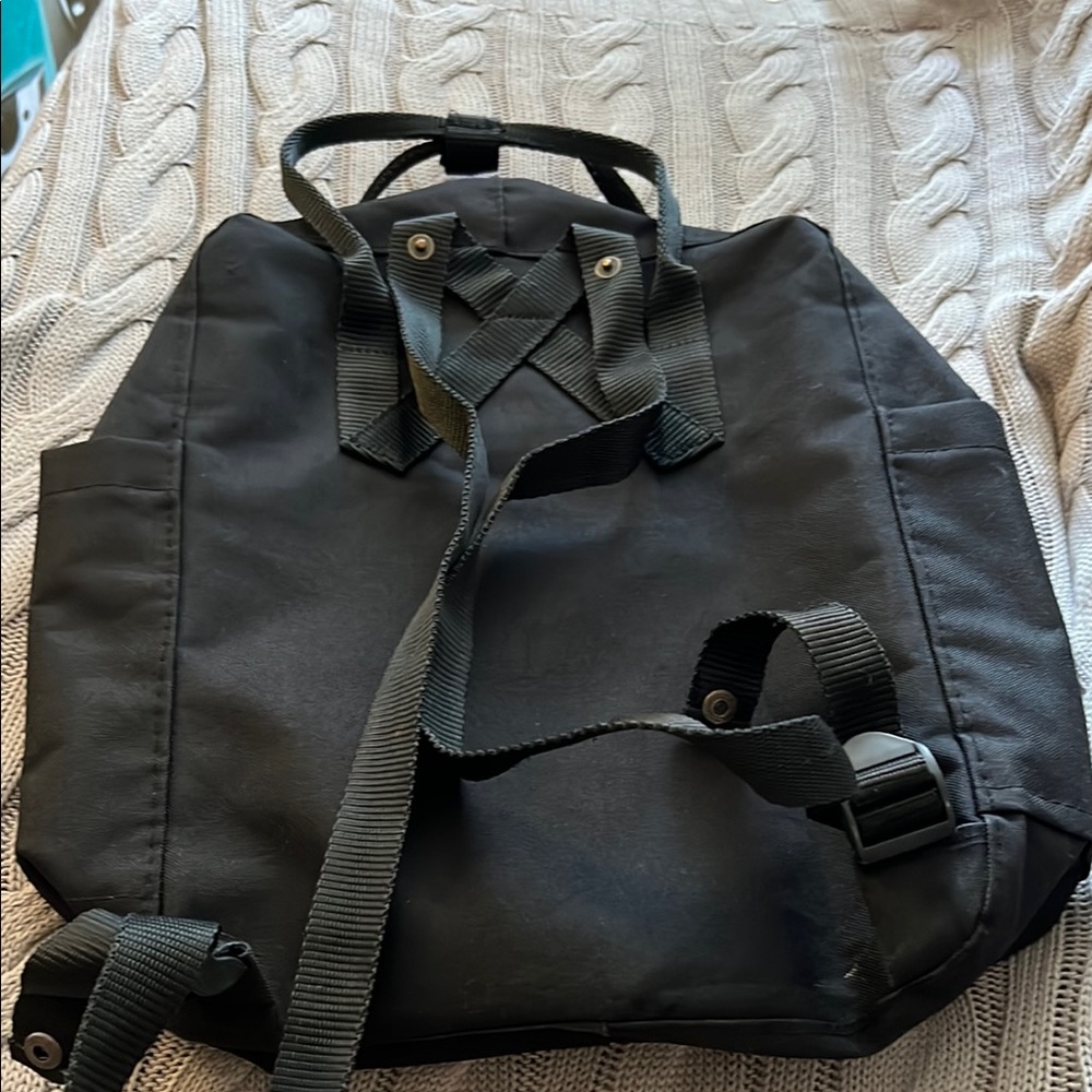 Fjallraven Black Backpack Classic Durable Design - Picture 5 of 8
